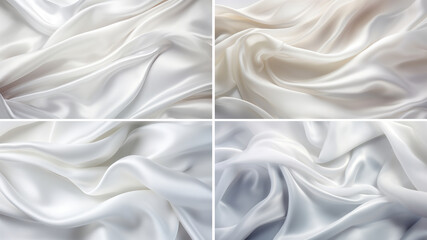 Obraz premium abstract black background luxury cloth or liquid wave or wavy folds of grunge silk texture satin velvet material for luxurious elegant wallpaper design