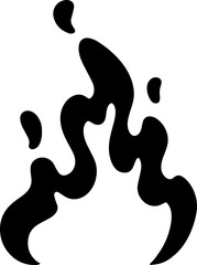 Obraz premium hand drawn fire illustration.