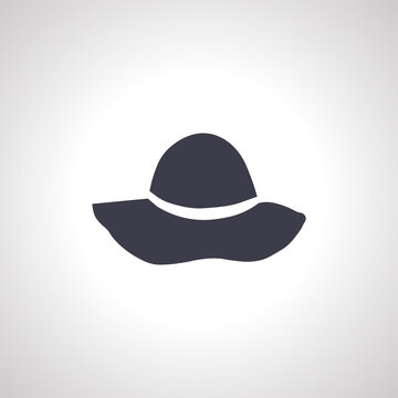 hat isolated icon. sun hat icon.