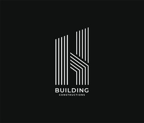 h latter building logo