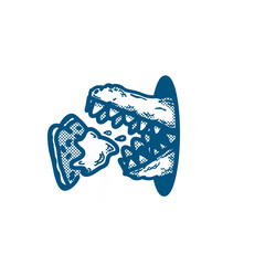 Engraving People icon  hand drawn illustration element