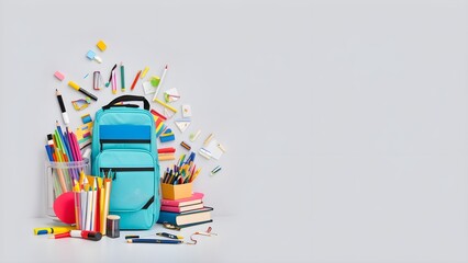 Learning Adventure: Bag, Books, Pencil