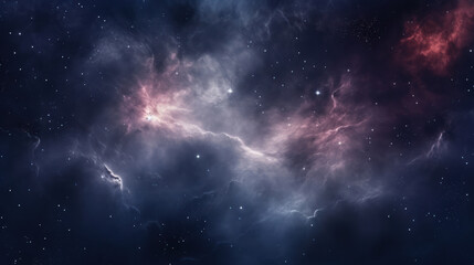 Naklejka premium abstract universe storm space with star background digital illustration