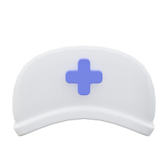 Fototapeta premium 3D Nurse Hat Illustration