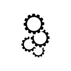 Gear Icon Vector. Engineering illustration sign. Cogwheel symbol. Settings logo. 