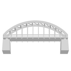 Naklejka premium Bridge connection structure.