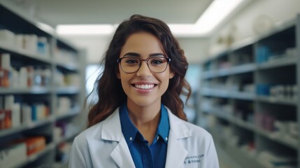 Portrait of a pharmacist