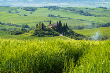 Obraz premium Beautiful Toscany landscape view in Italy