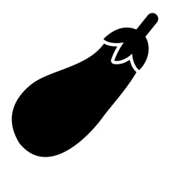 eggplant glyph icon