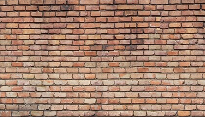 Painted old brick Wall panoramic background