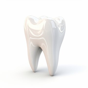 Dentist concept. The white teeth. Beautiful illustration picture. Generative AI