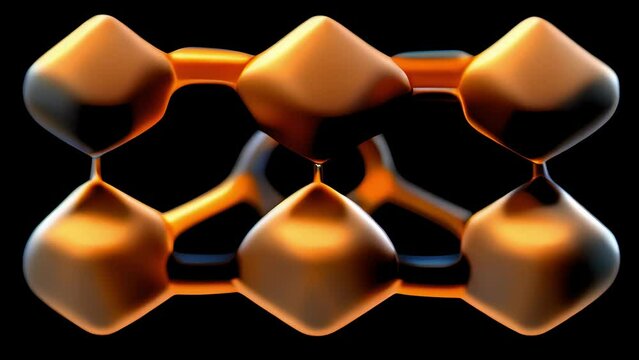 a monosaccharide carbohydrate. microscope video a single molecule of glucose composed of an oxygen atom two hydrogen atoms and six carbon atoms held together by
