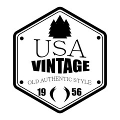 Obraz premium Western show vintage flyer, Made in USA Vintage Stamps, vintage typography. Vector illustration design for fashion graphics, t shirt prints, Vintage badges labels Vector illustration