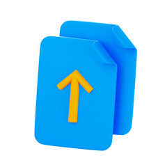 3D Upload Illustration