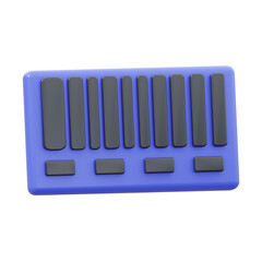 3D Barcode Illustration