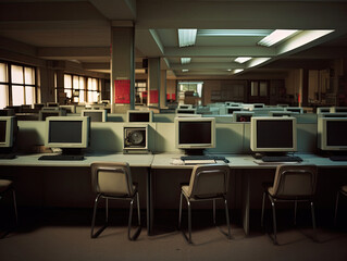 old IT classroom at school