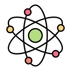 Science Vision Line Color Icon