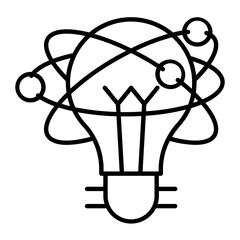 Science Outline Icon