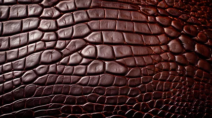 Foto op Canvas crocodile skin texture background © EvhKorn