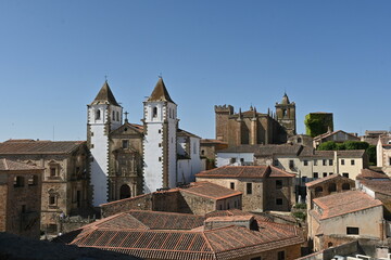 Panorámica del casco antiguo de Cáceres