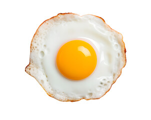 Fried egg illustration isolated on transparent background