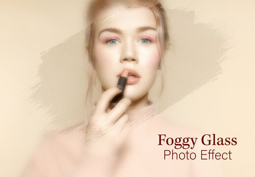 Foggy Glass Photo Effect