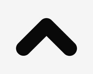 Arrow Up Icon North Upwards Enter Entrance Path Navigation Position Pointer Point Orientation Upload Swipe Gesture Black Shape Vector Sign Symbol
