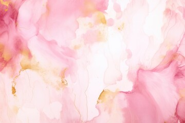 Pastel Pink Marble Watercolor Background 