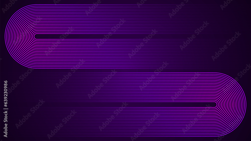 Poster Dark violet simple abstract background with lines in a geometric style as the main element.