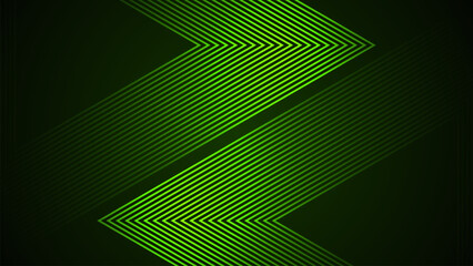 Dark green simple abstract background with lines in a wavy style geometric style as the main element.