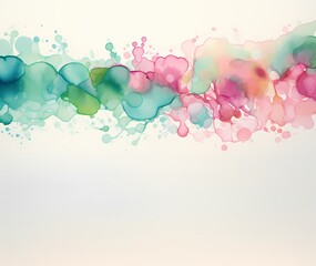 Abstract watercolor background. Colorful splashes on white background