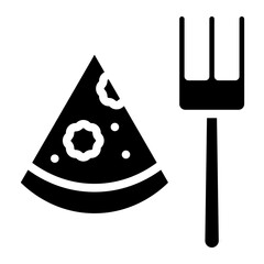 pizza slice glyph