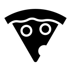 pizza slice glyph