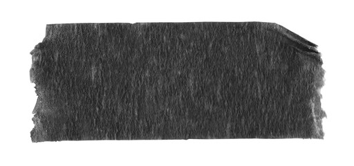 black sticker paper tape washi tape high quality isolated	
