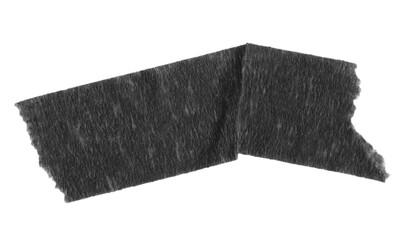 black sticker paper tape washi tape high quality isolated	
