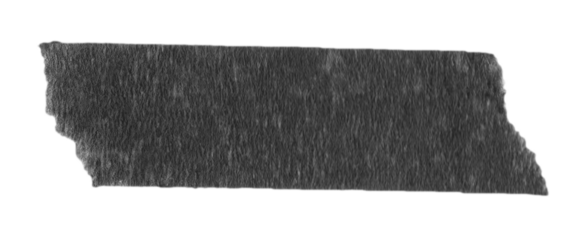 black sticker paper tape washi tape high quality isolated	
