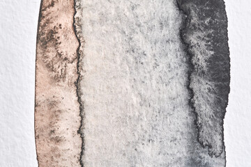 Translucent multicolor frames of acrylic paint with copy space, Abstract background. Watercolor ink art collage. Stains, blots and brush strokes