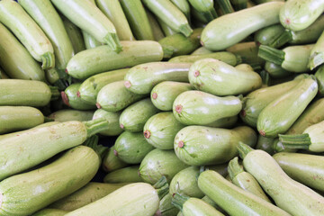 healthy food background with fresh zucchini