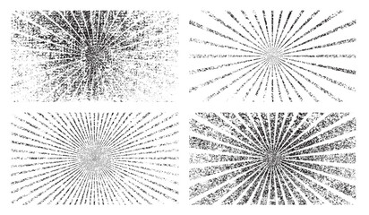 Vintage Grunge background black and white set