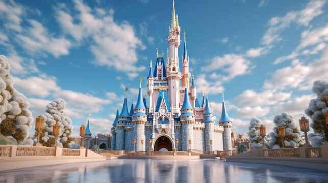 Beautiful Magic Fantasy Fairy Tale Castle