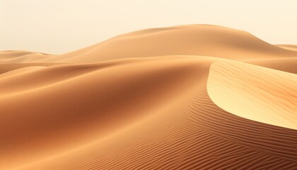 Fototapeta na wymiar A desert dune with a ridge