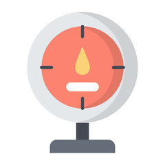 Manometer Flat Icon