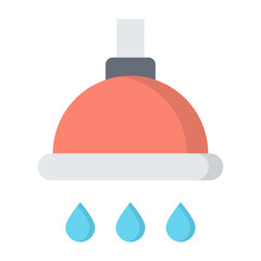 Showerhead Flat Icon