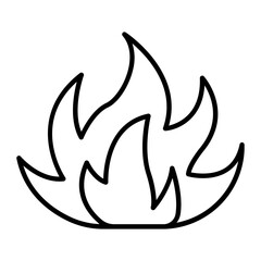 Fire Outline Icon