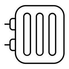 Radiator Outline Icon