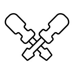 Tools Outline Icon