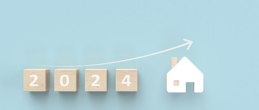 2024 goal planning concept Marketing strategy planning, management for success, group model, network for success, real estate