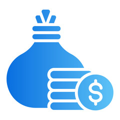 investment gradient icon