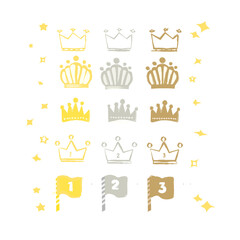 ランキング冠旗アイコンのイラスト素材です
ご依頼は随時受付中です