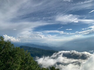 beautiful view in a cloudy day, Japan